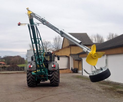 Güllemixer / Gelenkmixer Schwenkarm