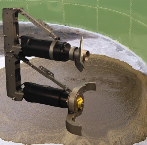 Tauchruehrwerke im guellesilo neu B3TB3TR Tauchmotorrührwerk am Leitrohr für Gruben und HochbehälterR Tauchmotorrührwerk am Leitrohr für Gruben und Hochbehälter